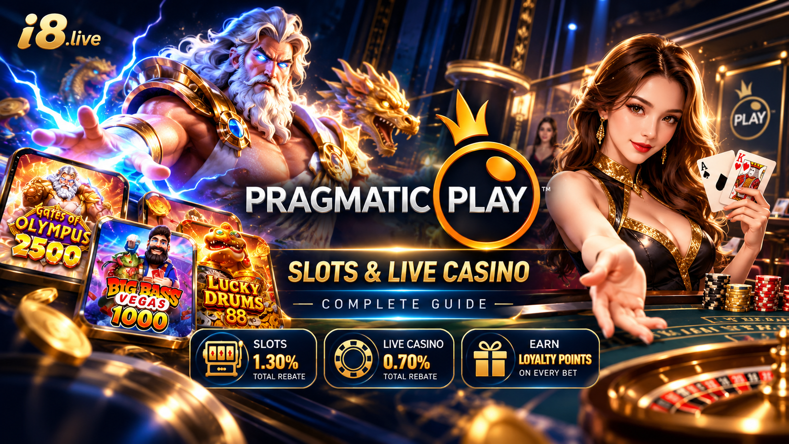 Pragmatic Play i8 Live Banner